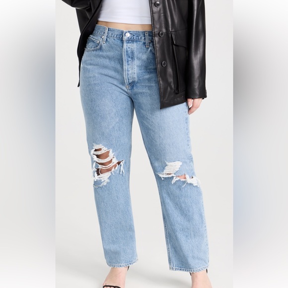 AGOLDE 90s mid rise straight jean - Picture 3 of 7